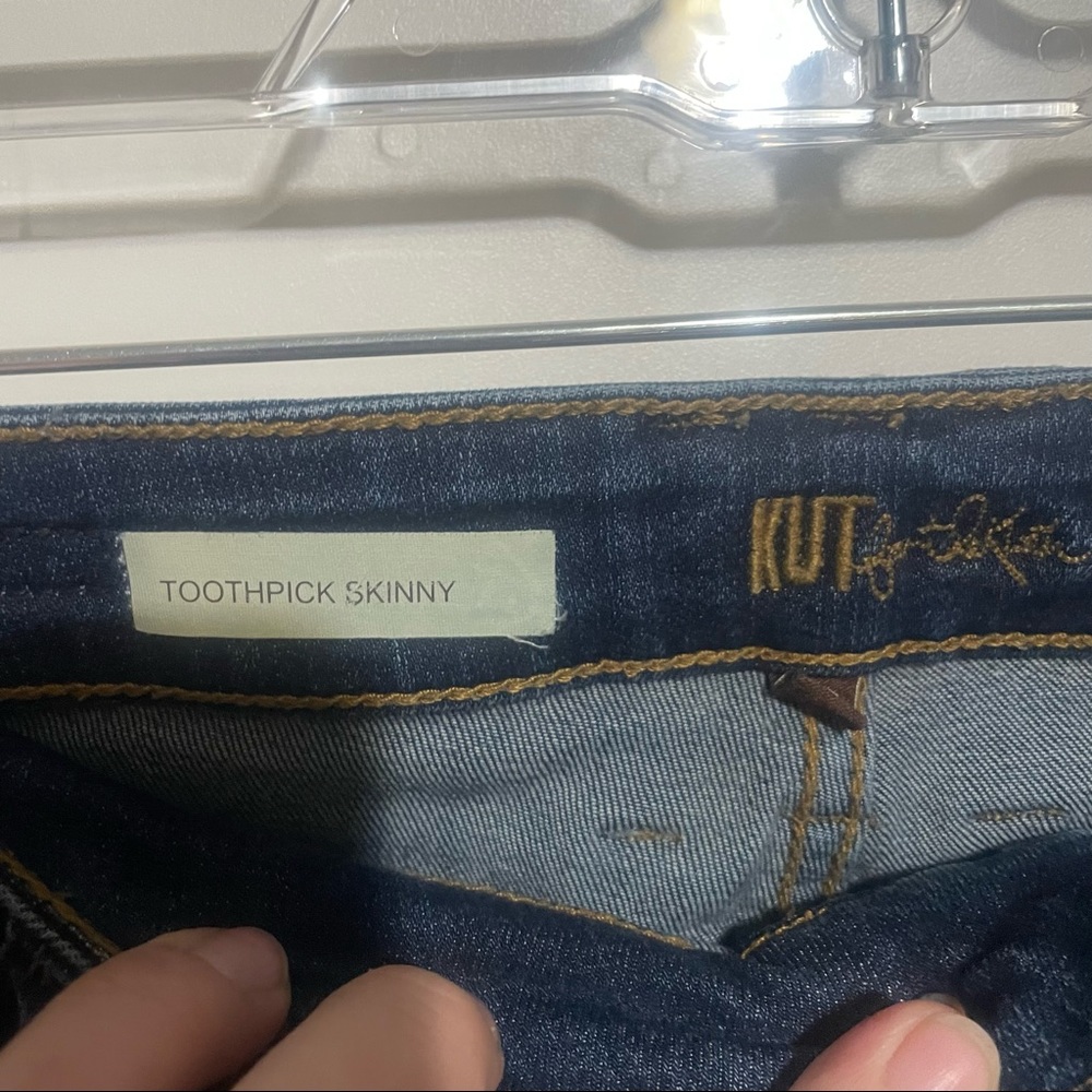 Kut From The Kloth Toothpick Skinny Jeans size 2 Short - Picture 5 of 7